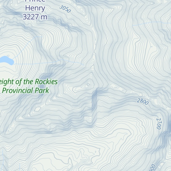 Map of Mount Prince Edward