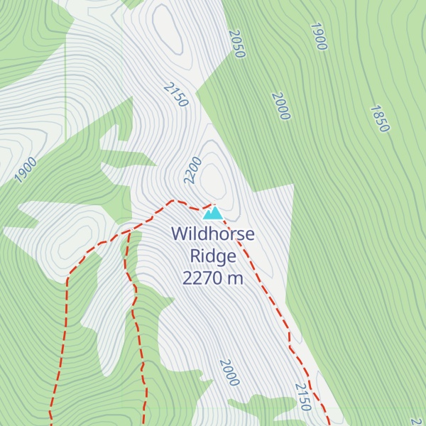 Map of Wildhorse Ridge