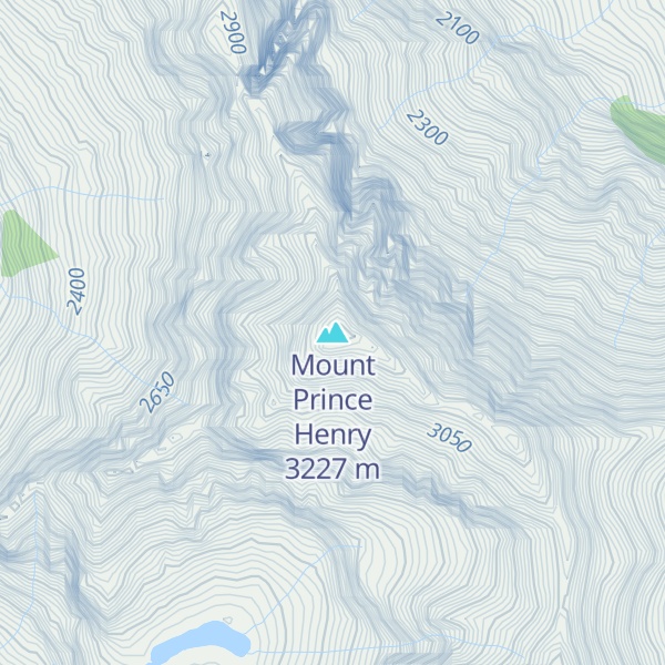 Map of Mount Prince Henry