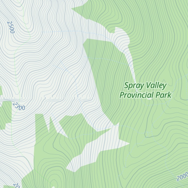 Map of Goat Range