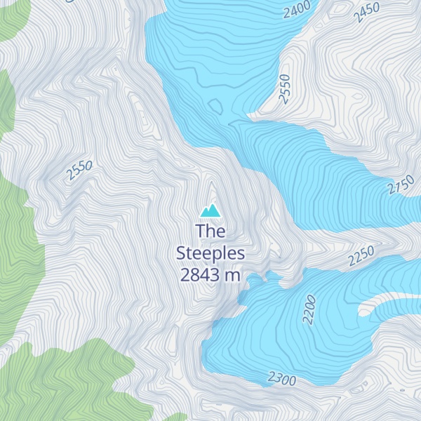 Map of The Steeples