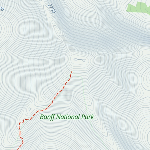 Map of Mount Aylmer