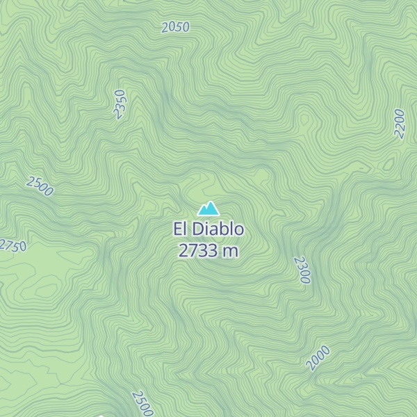 Map of El Diablo