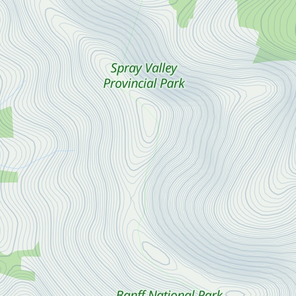 Map of Goatview Peak