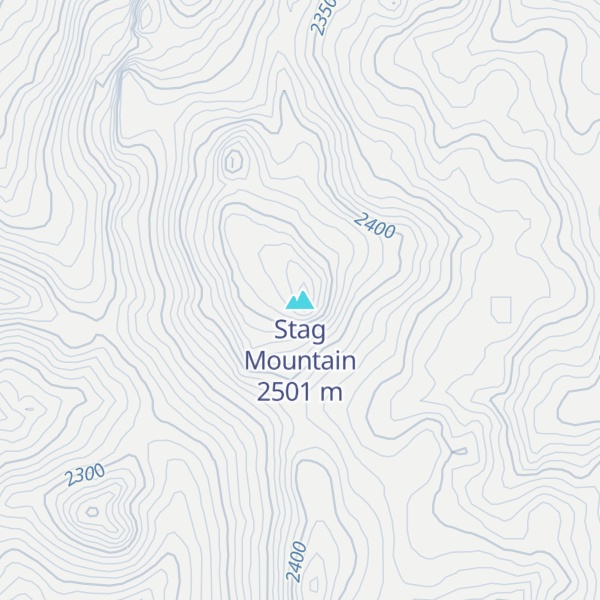 Map of Stag Mountain