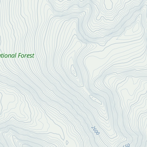 Map of Greeley Mountain