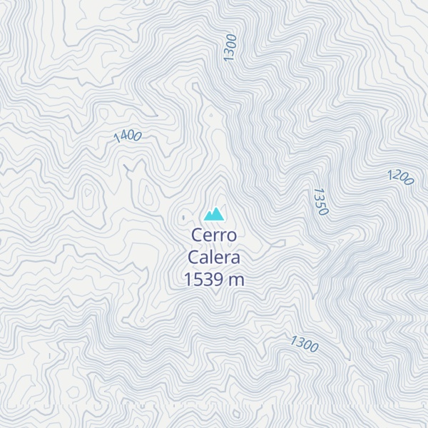 Map of Cerro Calera