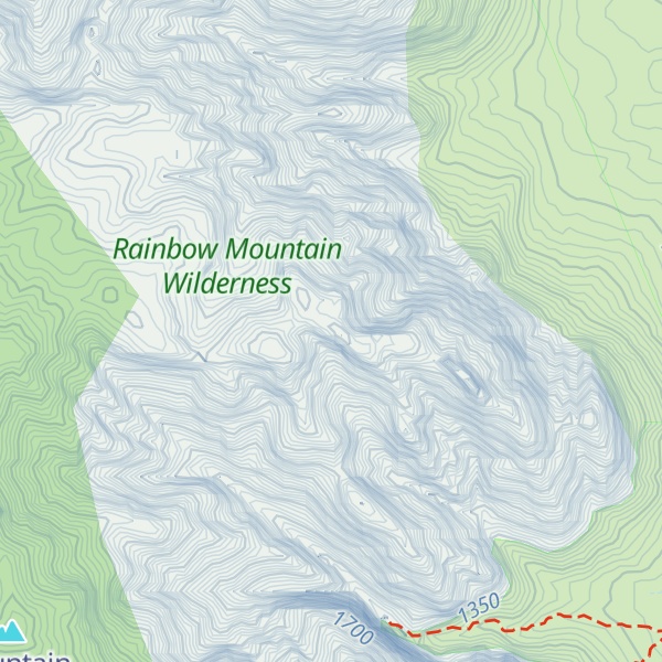 Map of Monument Peak