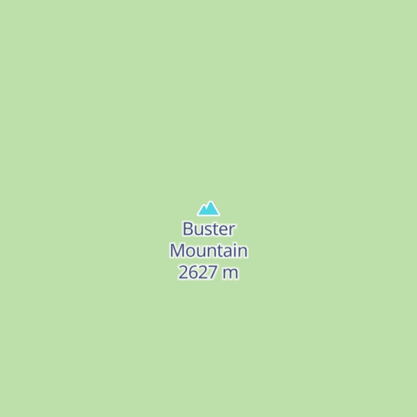 Map of Buster Mountain