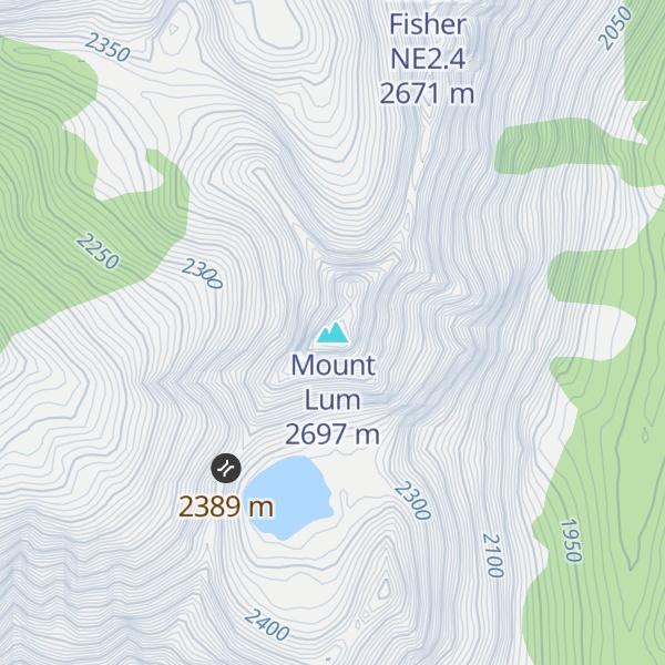 Map of Mount Lum