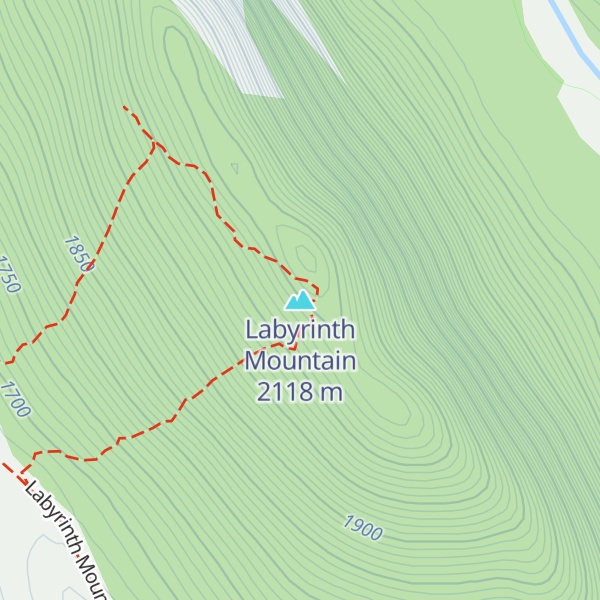 Map of Labyrinth Mountain