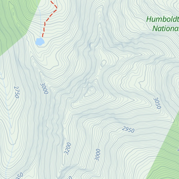 Map of Tipton Peak