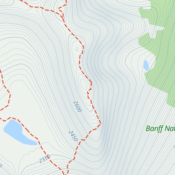 Map of Mount Morrison