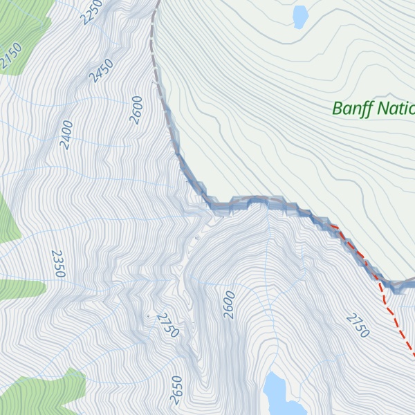 Map of White Man Mountain
