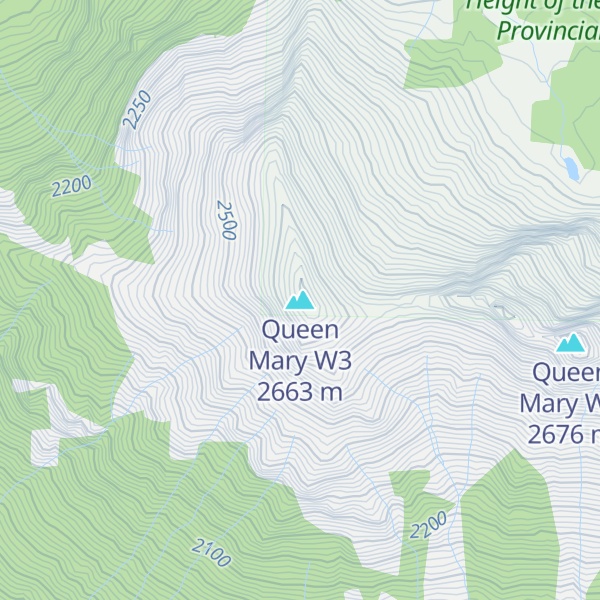 Map of Queen Mary W3