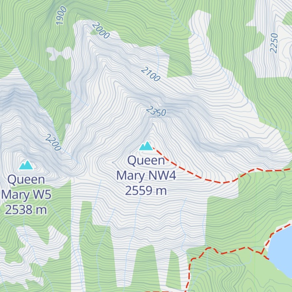Map of Queen Mary NW4