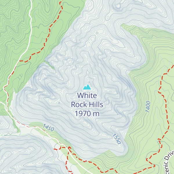 Map of White Rock Hills
