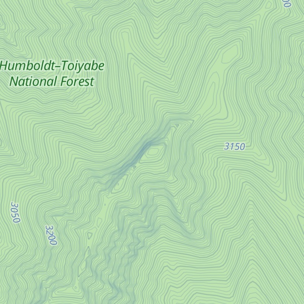 Map of Troy Peak