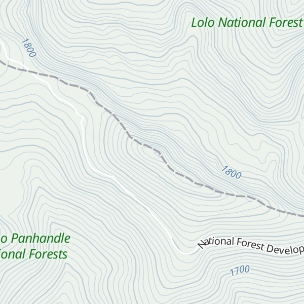 Map of Wishard Peak