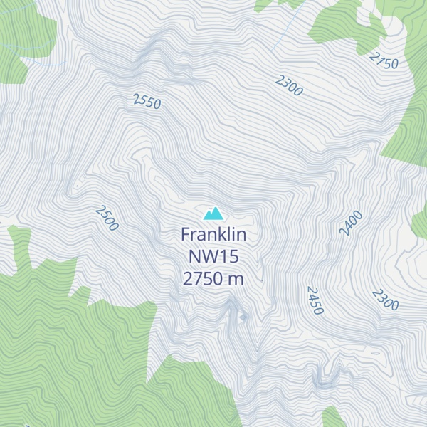Map of Franklin NW15