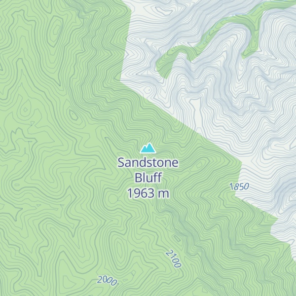Map of Sandstone Bluff