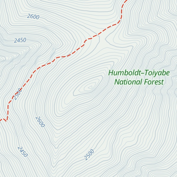 Map of Silver Mountain