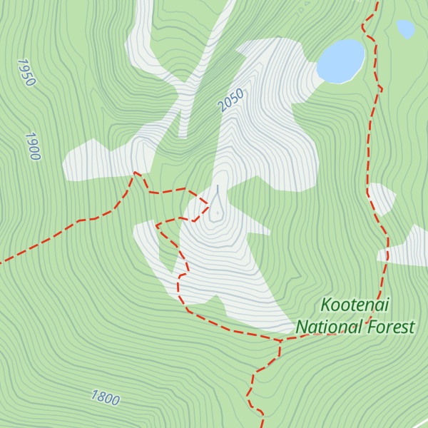 Map of Mount Henry