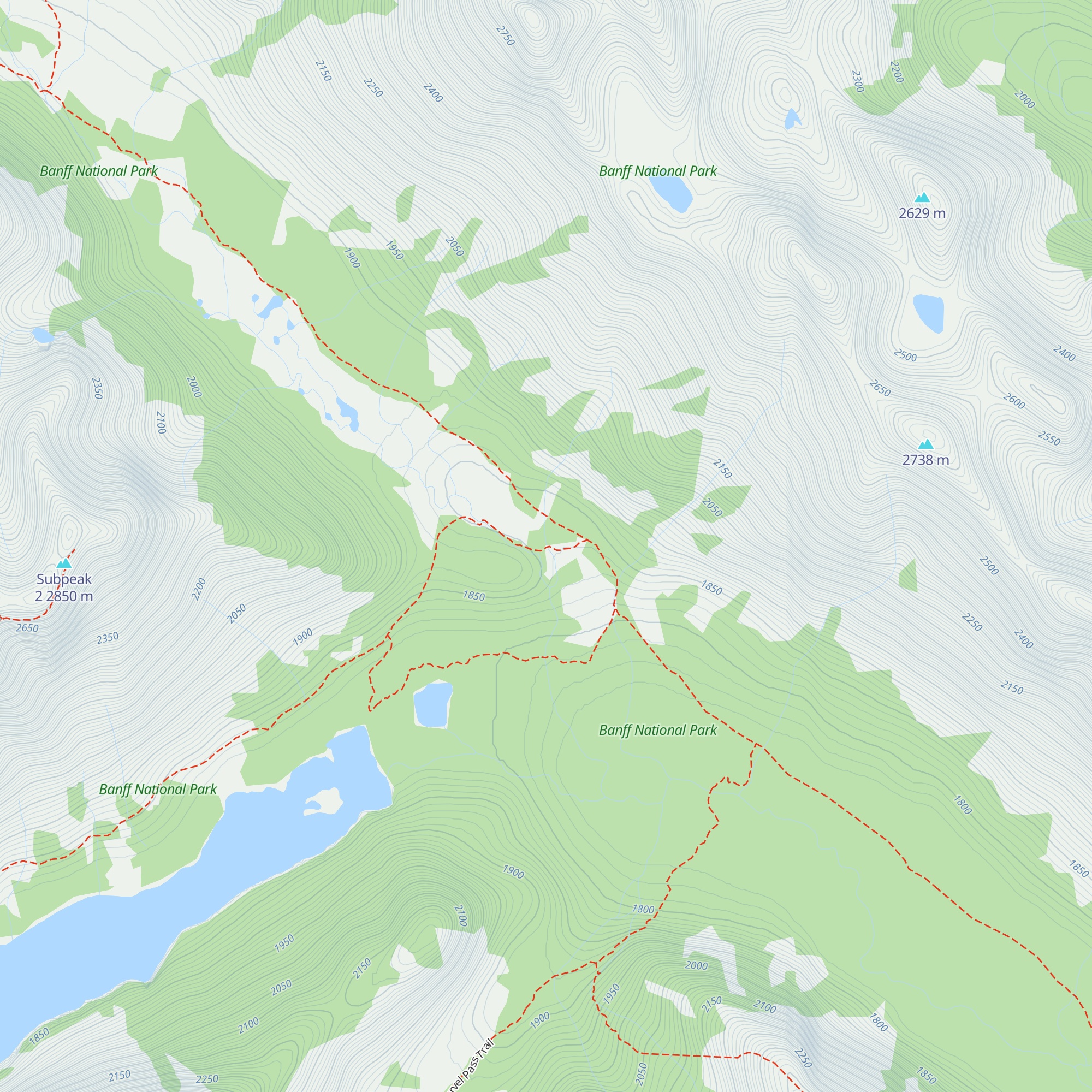 Bryant Creek Shelter map