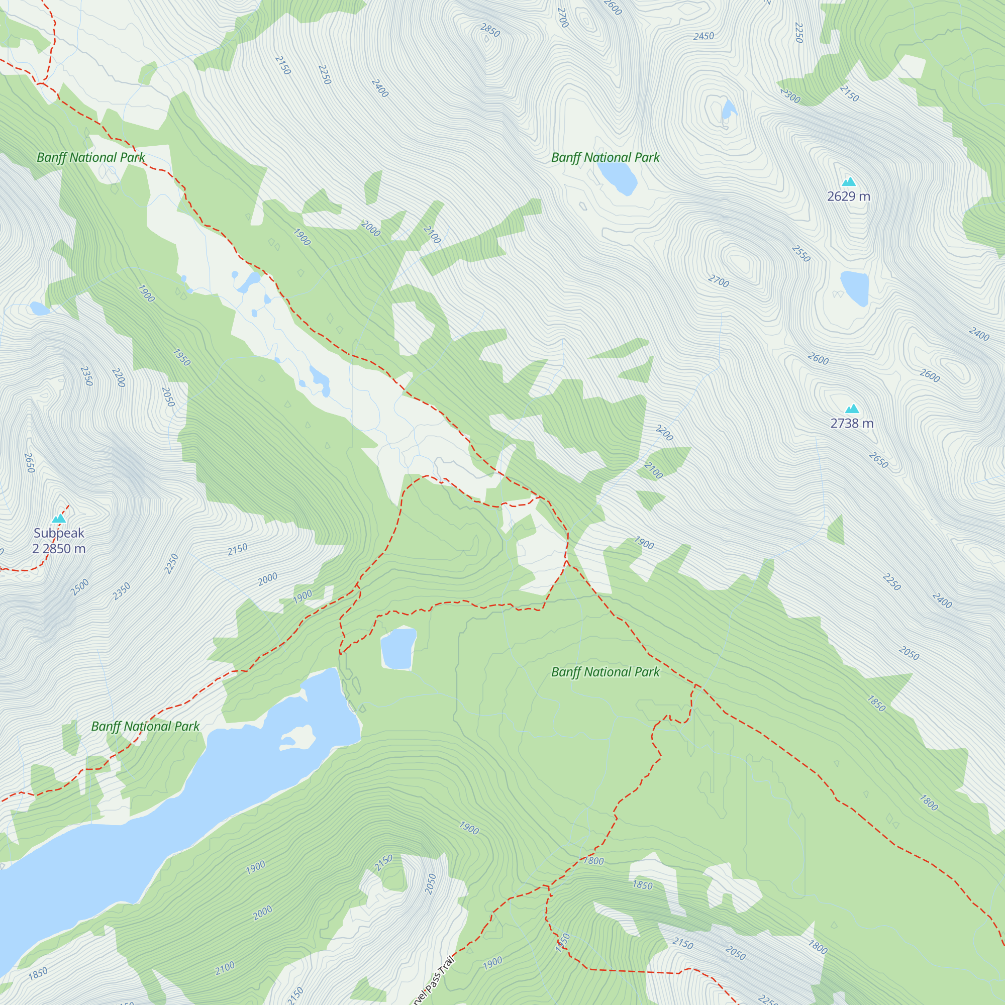 Bryant Creek Shelter map