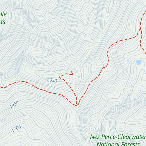 Map of Mallard Peak