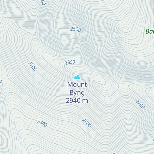Map of Mount Byng