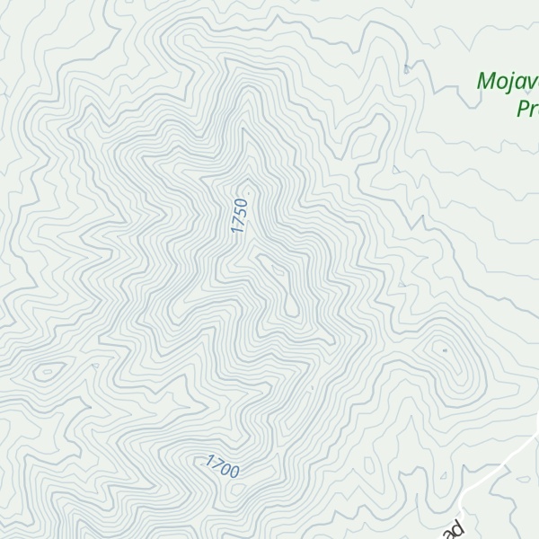 Map of Striped Mountain