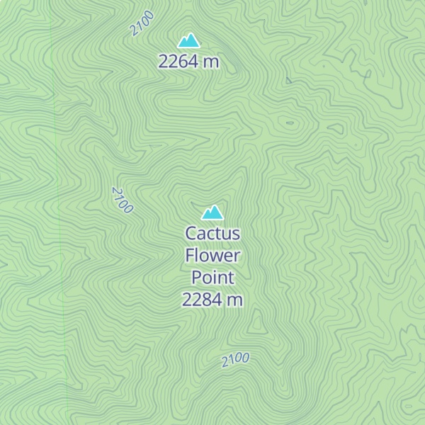 Map of Cactus Flower Point