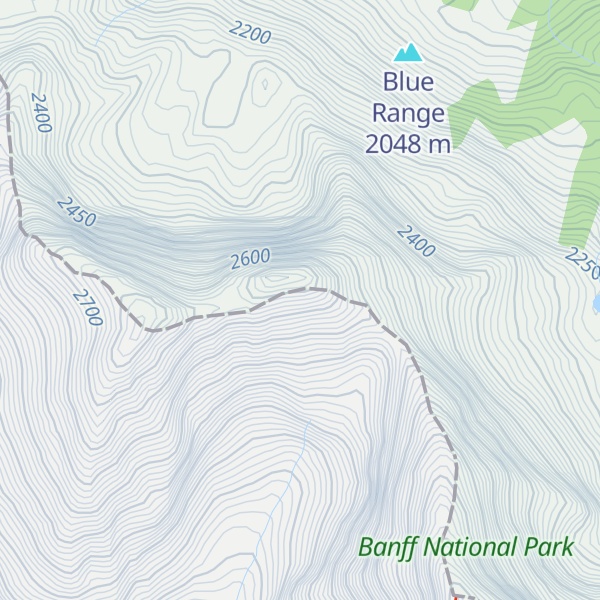 Map of Red Man Mountain NW1.1