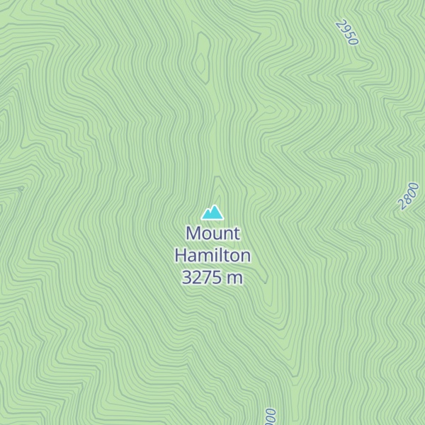 Map of Mount Hamilton