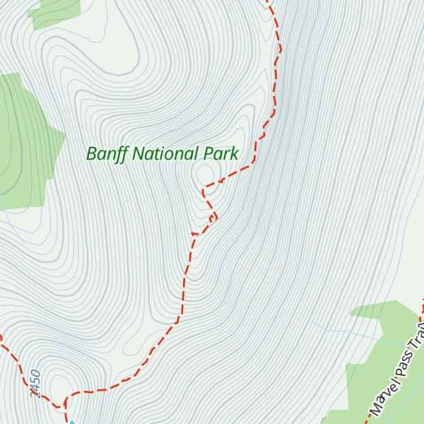 Map of Marvel Peak