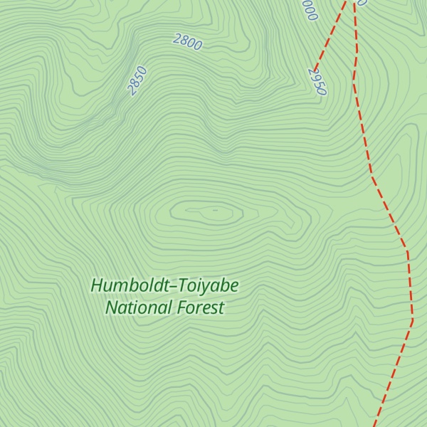 Map of Cass House Peak