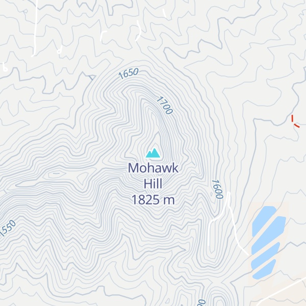 Map of Mohawk Hill