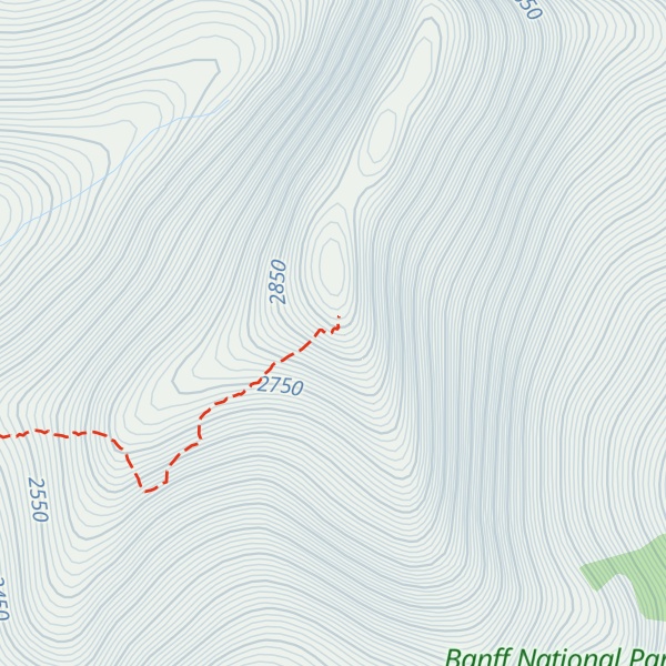Map of Cascade Mountain