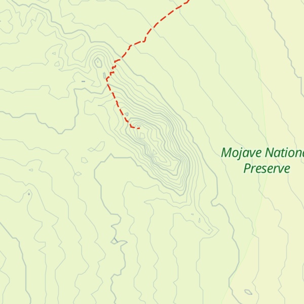Map of Teutonia Peak