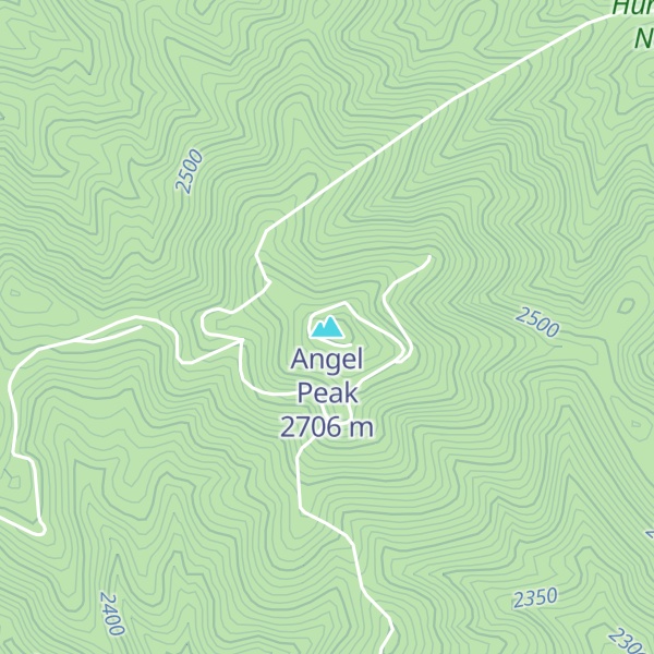 Map of Angel Peak