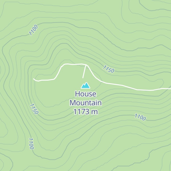 Map of House Mountain