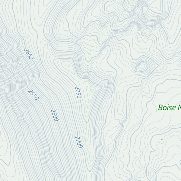 Map of Log Mountain