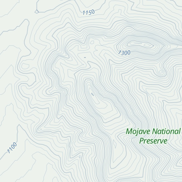 Map of Van Winkle Mountain