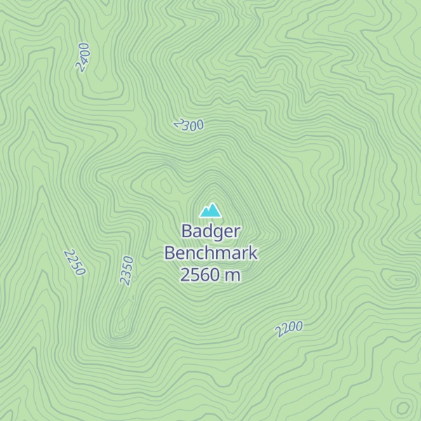 Map of Badger Benchmark