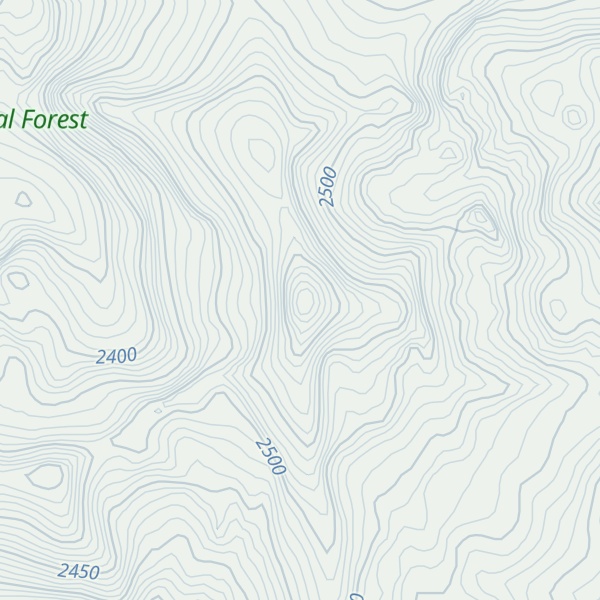 Map of Rice Peak