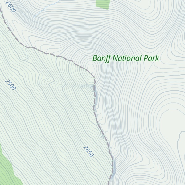 Map of Nasswald Peak SE2.5