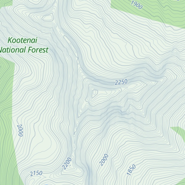 Map of Elephant Peak