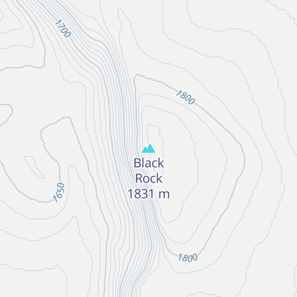 Map of Black Rock