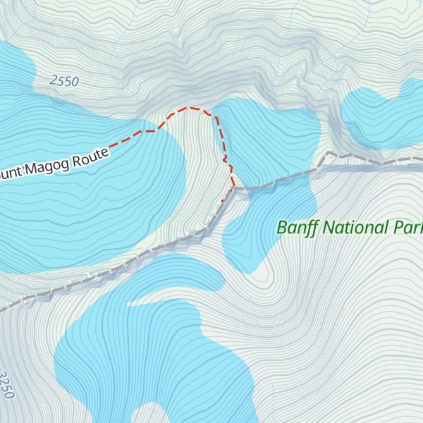 Map of Mount Magog